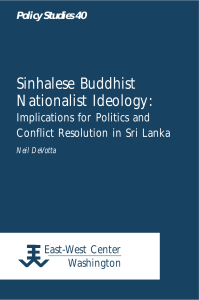 Sinhalese Buddhist Nationalist Ideology