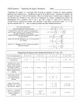 Completing the Square Worksheet