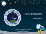 Public Lecture - Size of the Universe
