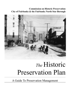 The Historic Preservation Plan
