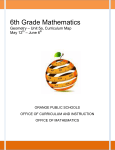 6th Grade Mathematics - Orange Public Schools