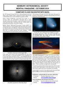 October 2014 - Newbury Astronomical Society