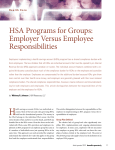 HSA Programs for Groups