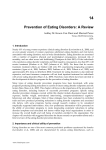 Prevention of Eating Disorders: A Review