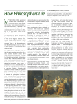 How Philosophers Die (BAR 10) PDF 160.80kB