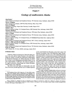Geology of Southwestern Alaska (3.0MB, PDF)