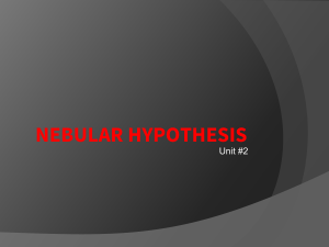 NEBULAR HYPOTHESIS