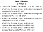 Exam # 2 Review - HCC Learning Web