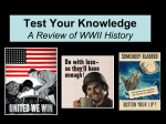 A Review of WWII History