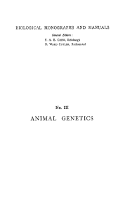 ANIMAL GENETICS