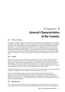 General Characteristics of the Country