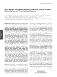 NOD2 Variants and Antibody Response to Microbial Antigens in