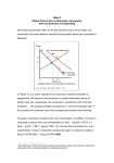 Week 3: Adverse Selection