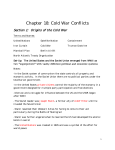 Chapter 18: Cold War Conflicts