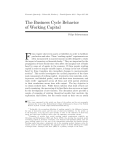 The Business Cycle Behavior of Working Capital