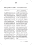 Making Choices: Ethics and Vegetarianism