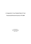 A Comparative Cross-National Study of Voter Turnout and Electoral