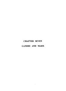 chapter seven gandhi and marx