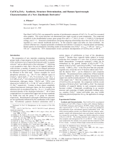 CuClCu2TeS3: Synthesis, Structure