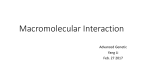 Macromolecular Interaction