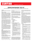 GRAM STAIN REAGENT TEST KIT