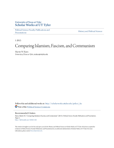 Comparing Islamism, Fascism, and Communism