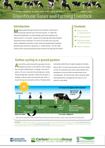 Greenhouse Gases and Farming Livestock