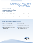 Transcription-Mediated Amplification