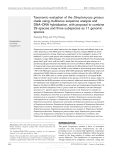 Taxonomic evaluation of the Streptomyces griseus clade using