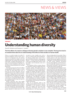 Understanding Human Diversity