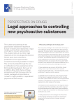 Legal approaches to controlling new psychoactive substances
