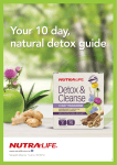 Your 10 day, natural detox guide - Nutra-Life
