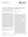 Response of the Adriatic Sea to the atmospheric anomaly in 2003