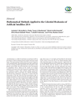 Editorial Mathematical Methods Applied to the Celestial