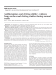 Antihistamines and driving ability: evidence from on-the