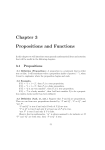 Chapter 3 Propositions and Functions