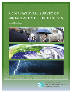 a 2017 national survey of broadcast meteorologists
