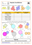 Regular Tessellations - Cazoom Maths Worksheets