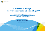 Climate Change - how inconvenient can it get?