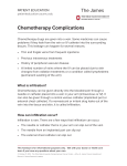 Chemotherapy Complications - OSU Patient Education Materials