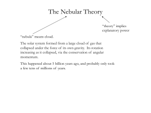 The Nebular Theory