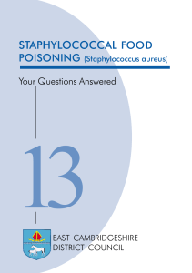 Staphylococcus - East Cambridgeshire District Council
