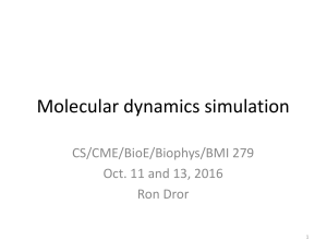 Molecular dynamics simulation