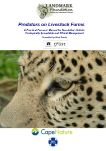 Predators and Livestock Farming - Environmental Information Service