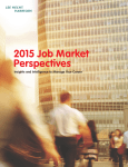 2015 Job Market Perspectives