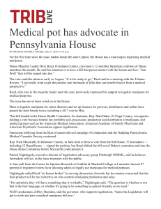 Medical pot has advocate in Pennsylvania House