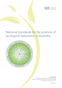 National Restoration Standards - Society for Ecological Restoration
