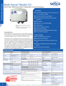 Multi-Sense® Model 231 - A