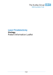 Laser Prostatectomy Urology Patient information Leaflet