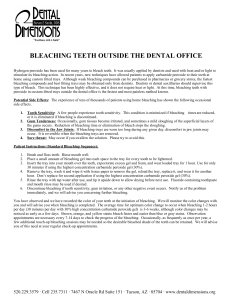 Bleaching - Dental Dimensions